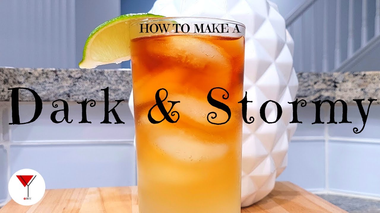 Dark and Stormy | How to make a cocktail with Dark Rum, Ginger Beer & Lime