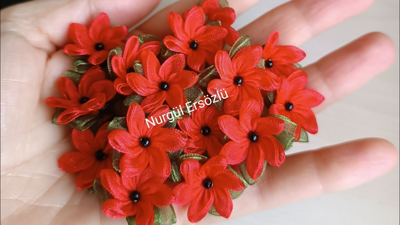 Kırmızı papatya modeli