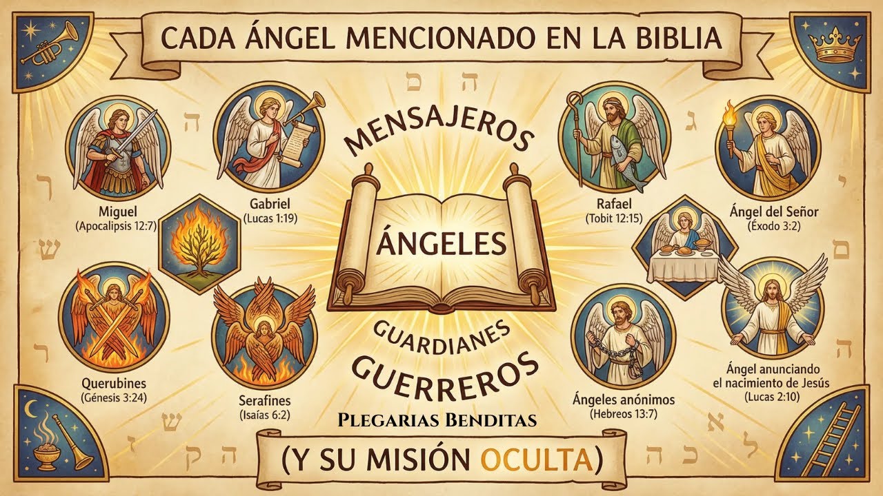 Cada ÁNGEL Mencionado en la Biblia y Su MISIÓN Oculta Revelada