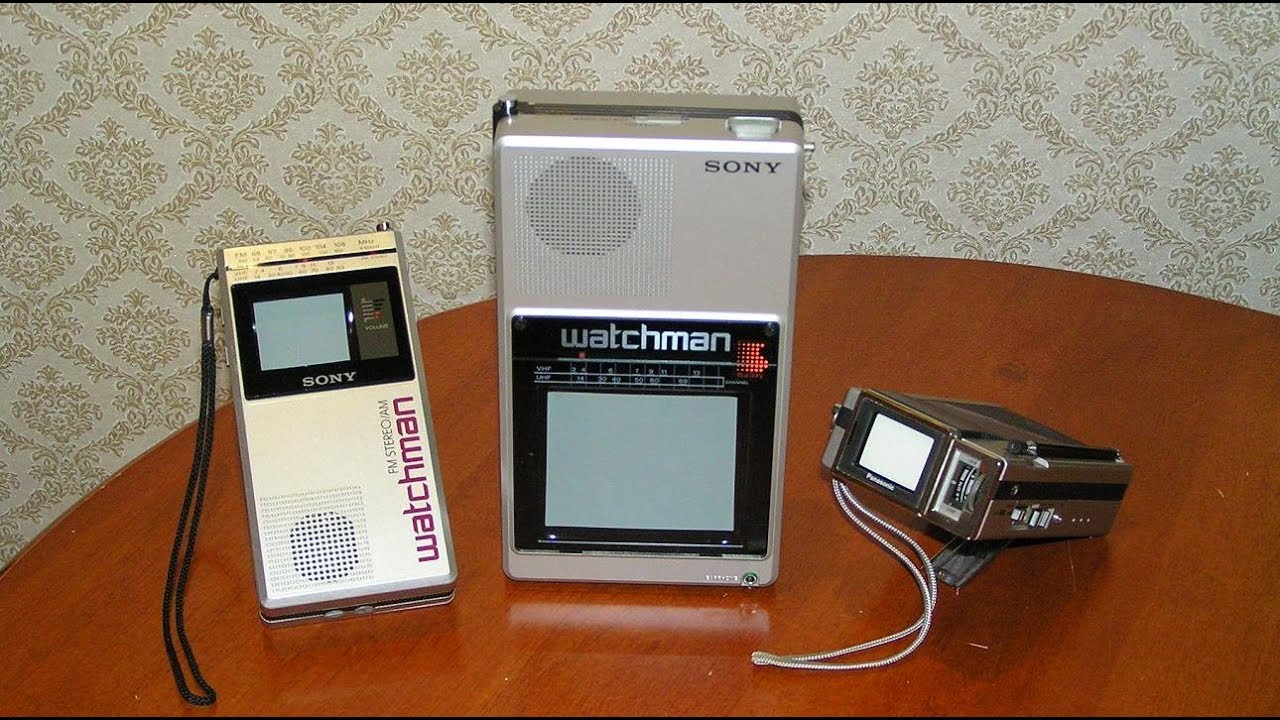 Портативные ЭЛТ-телевизоры - Sony FD-30A, FD-40A, Panasonic TR-1030P - Portable TVs