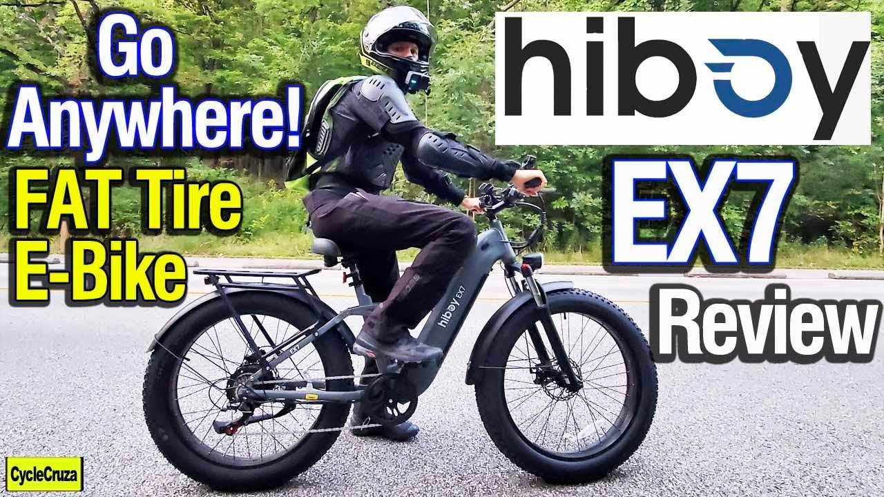 Hiboy EX7 FAT Tire Electric Bike Review | Full Suspension FAT Tire Electric Bike Off Road