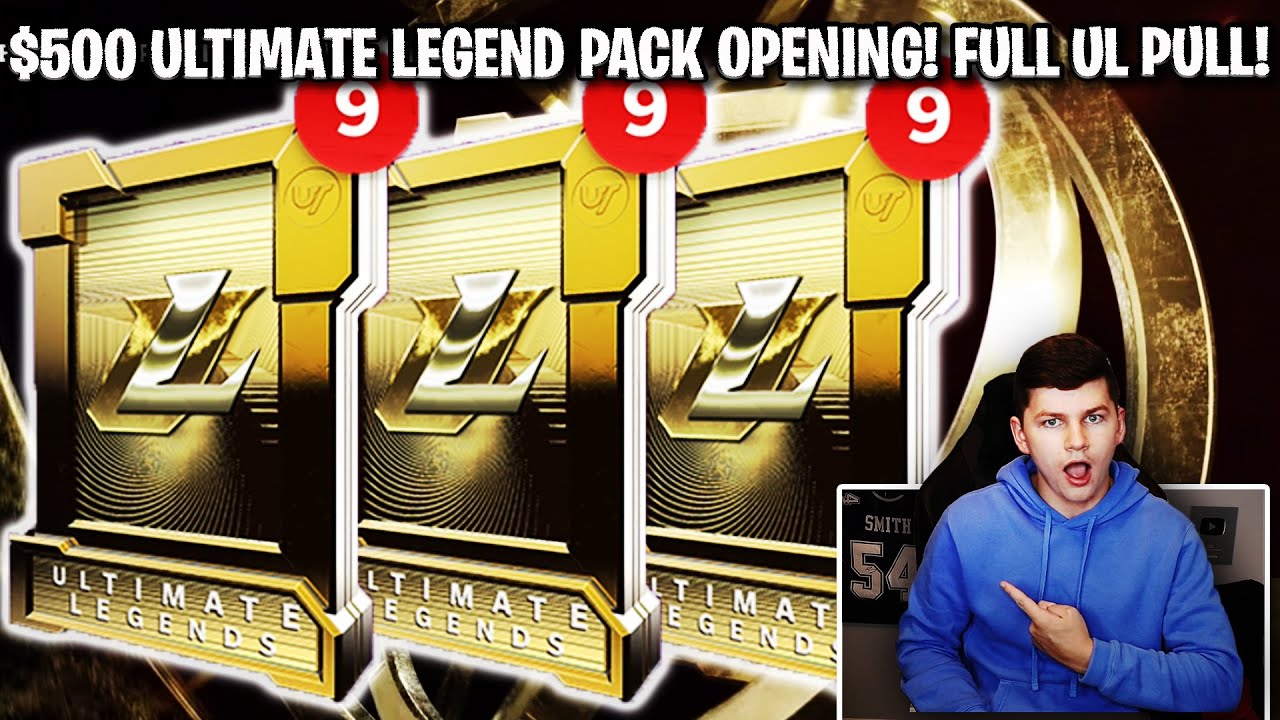 $500 ULTIMATE LEGEND PACK OPENING! FULL UL PULL! BIG PULLS! | MADDEN 21 ULTIMATE TEAM