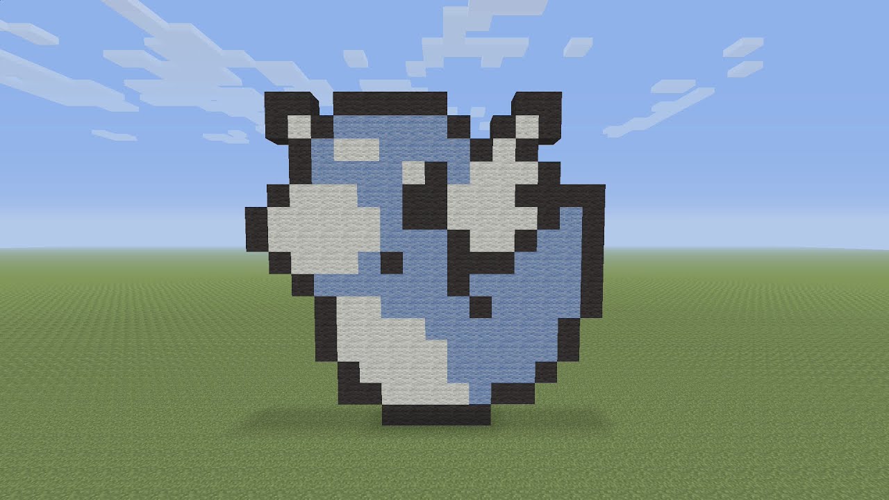 Minecraft Pixel Art - Dratini Pokemon #147
