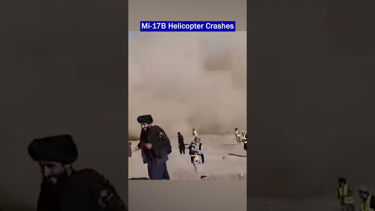 Taliban Mi-17B Helicopter Crashes After Takeoff!