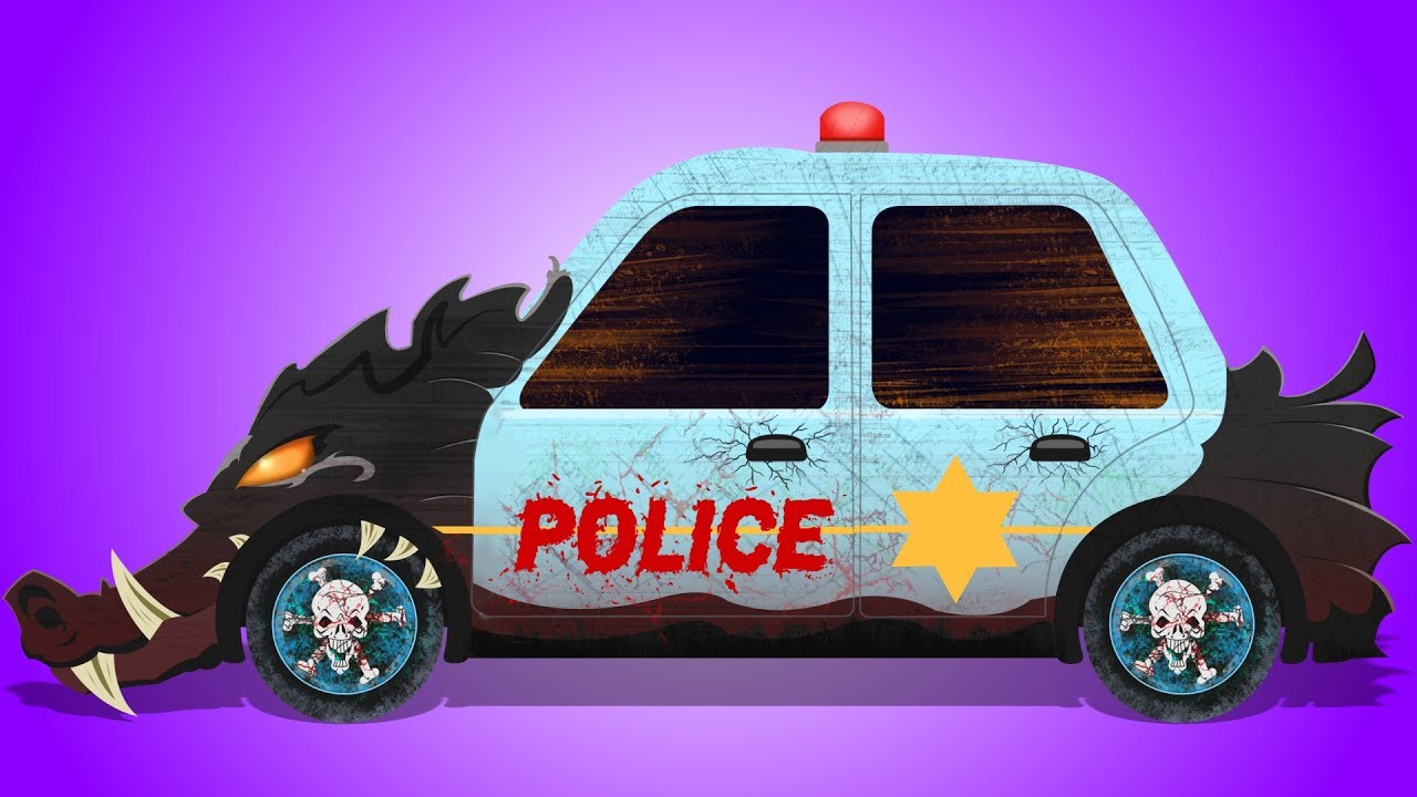 Scary Police Car | Formation and Uses | Kids Video Cartoon | Police Vehicle