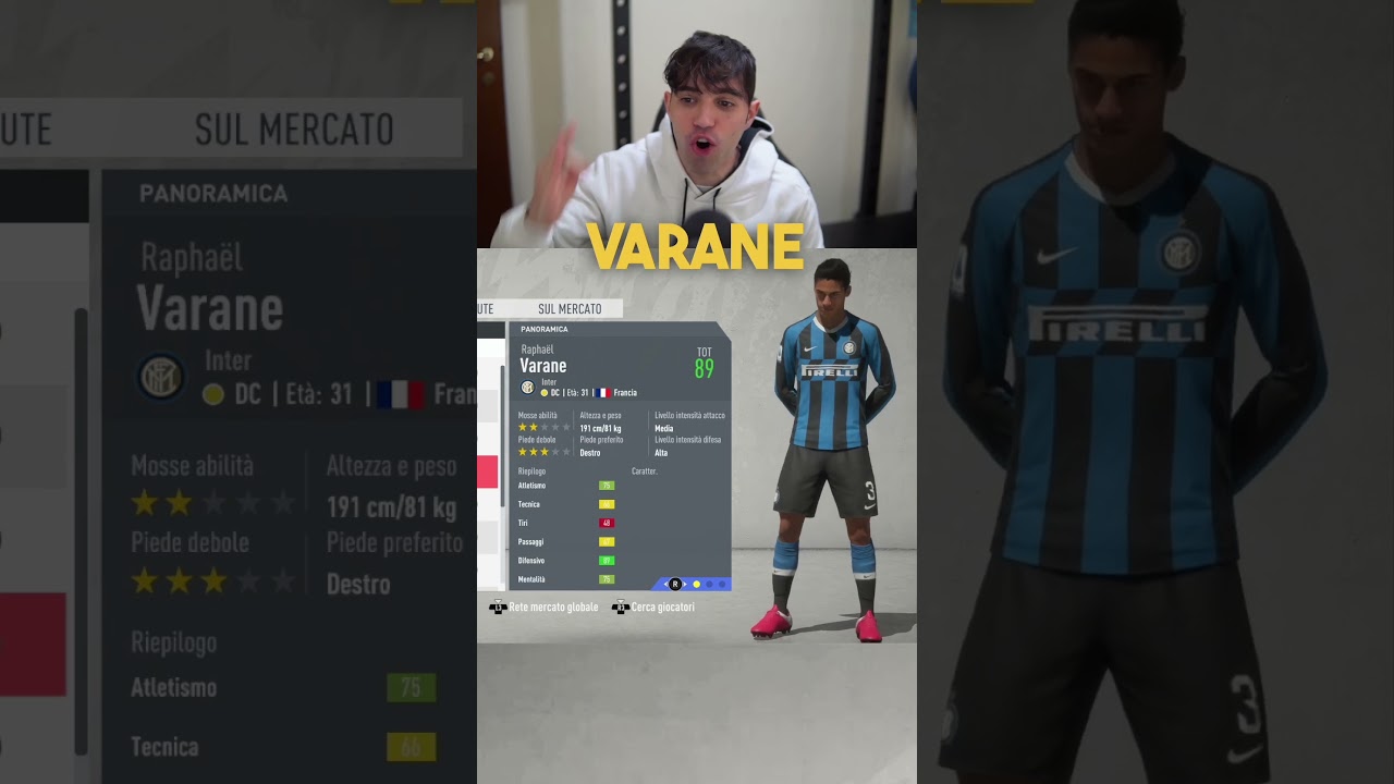 L'INTER DEL 2024 SECONDO FIFA 20! #shorts