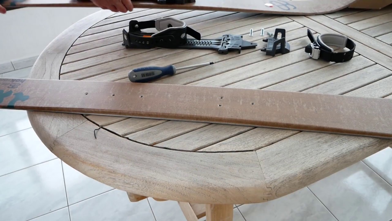 Montage Fixations OAC EA sur skis ALTAI HOK