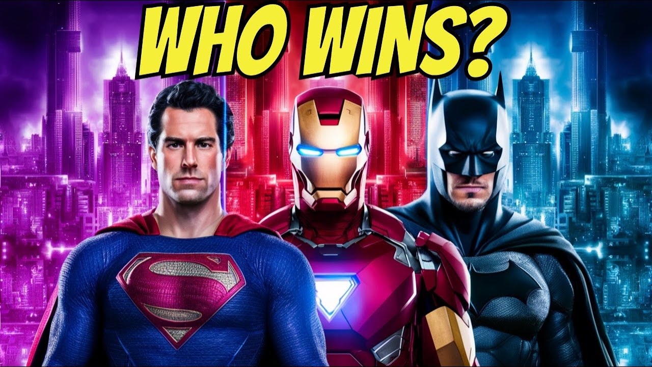 Superman vs Iron Man vs Batman – Epic Superhero Showdown! Who Wins the Battle?