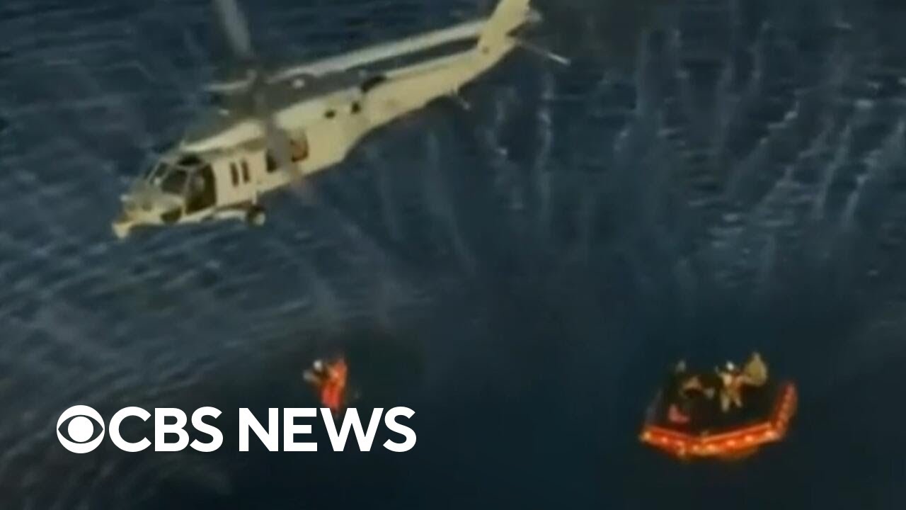Watch: Artemis II astronauts airlifted out of ocean after splashdown