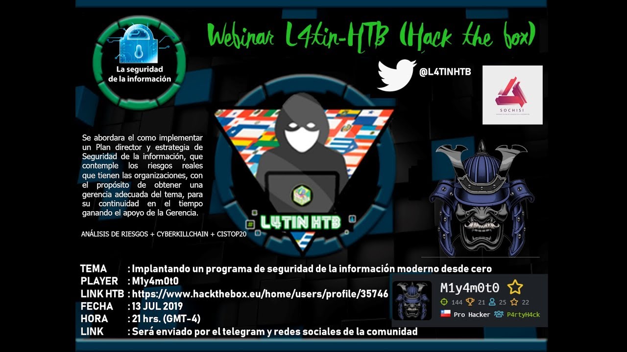 Implementando un programa de seg info moderno desde 0 by M1y4m0t0 - L4tin-HTB (Spanish - Español)