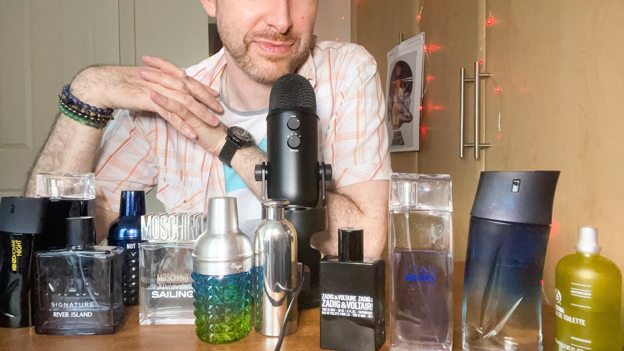 ASMR 'Goodbye' Summer Fragrances - Which Did I Spray the Most? | Glass Tapping! 😎🏖️