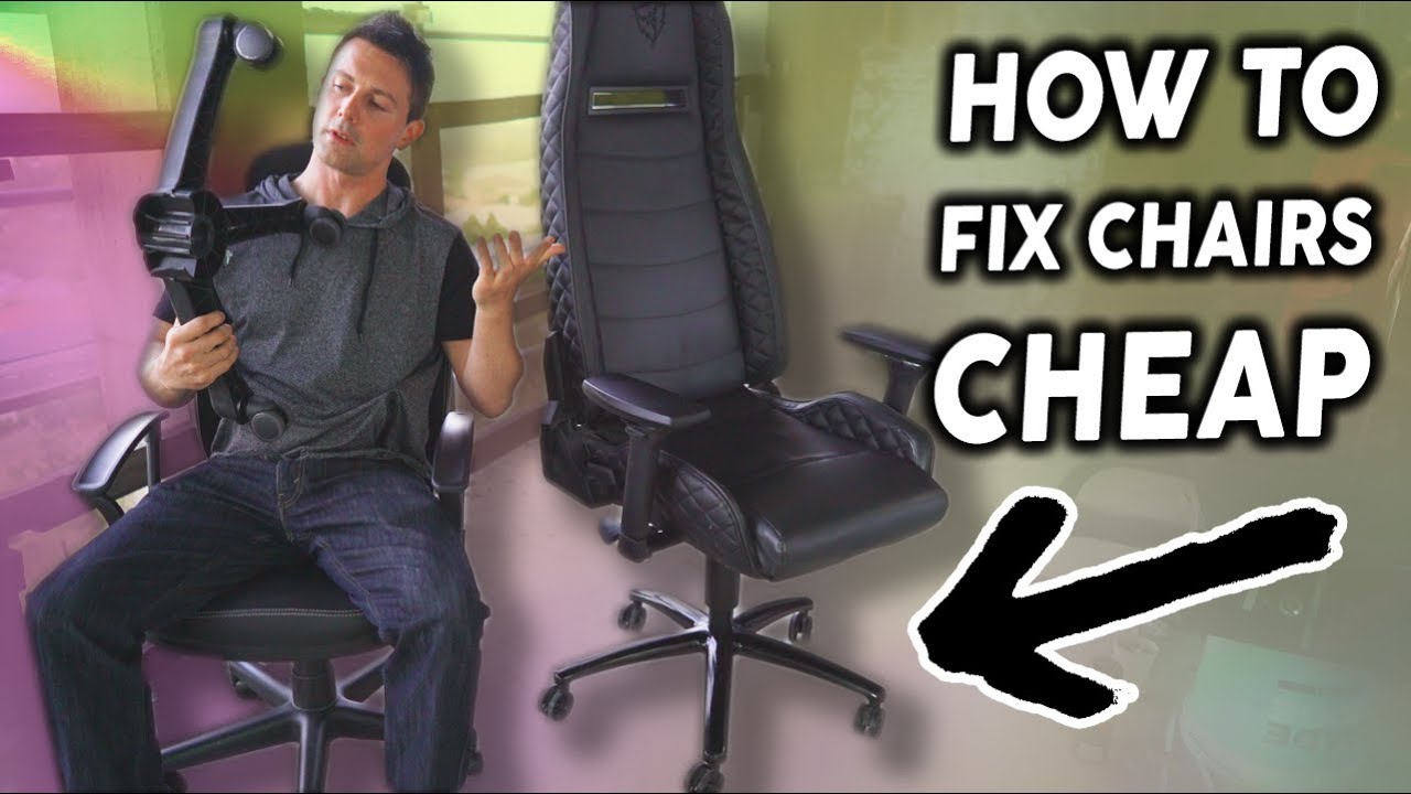 How to Fix a Broken Gaming Chair for CHEAP
