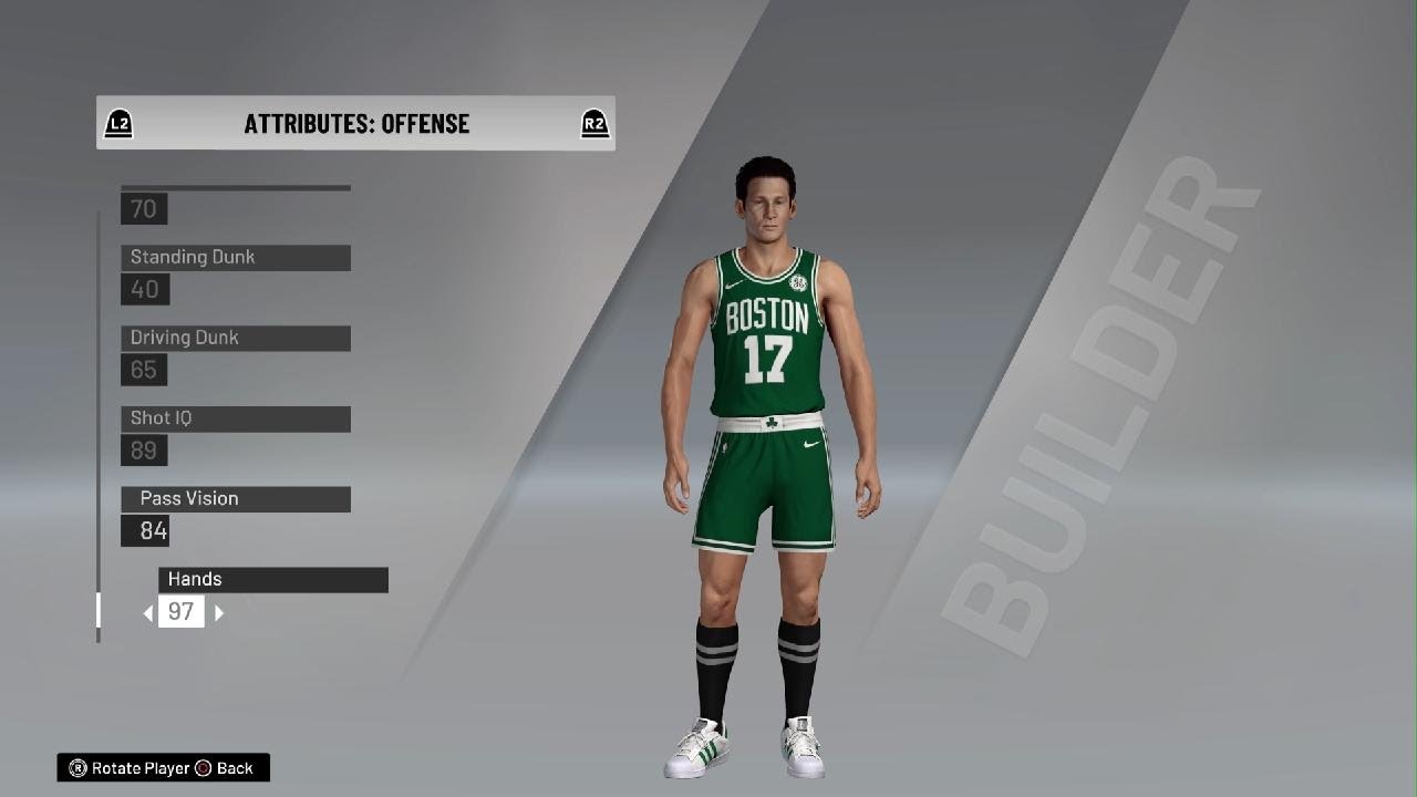 John Havlicek NBA2K NBA2K20 (1962 Draft Class)