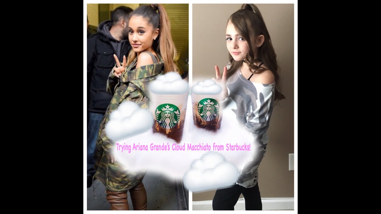 TRYING ARIANA GRANDE'S STARBUCKS CLOUD MACCHIATO DRINK! (Plus Exclusive Room Tour)