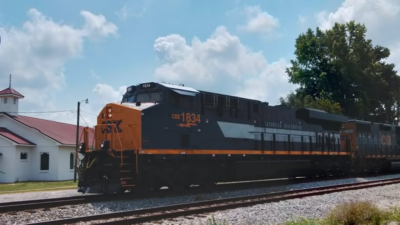 CSX 1834 (Georgia Railroad) Heritage Unit 28 June 2024