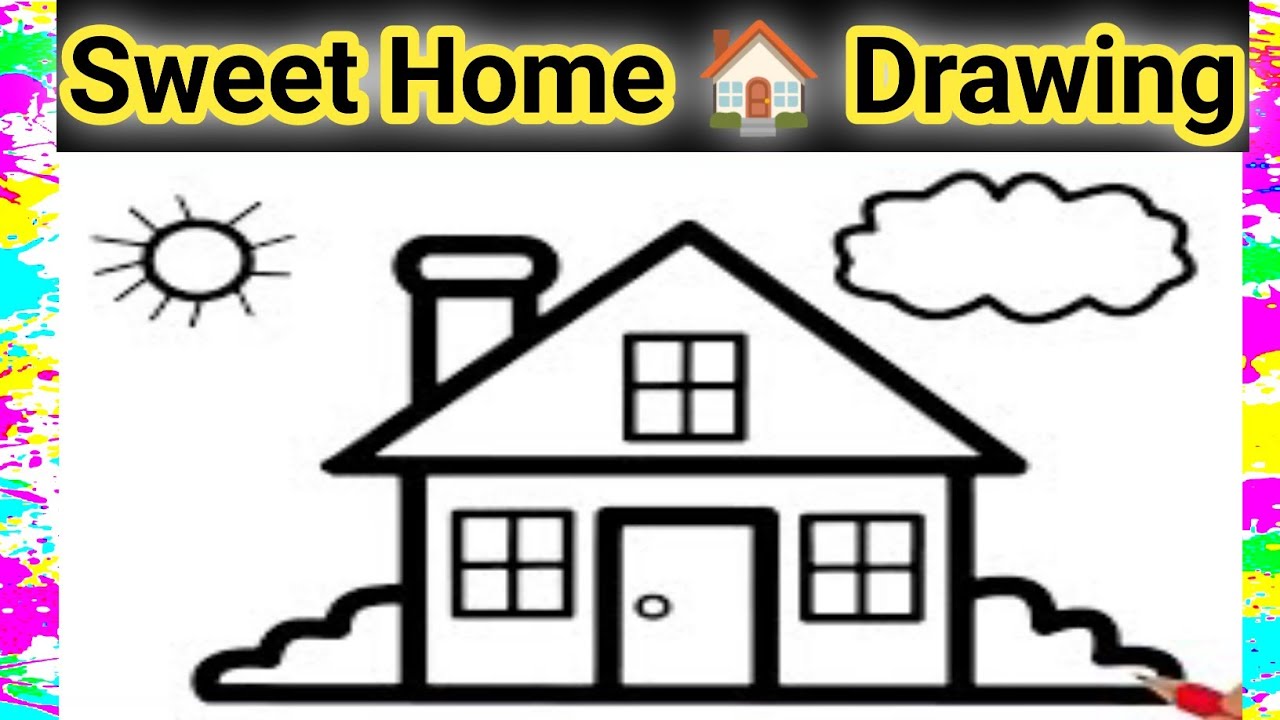 Easy House Drawing for Beginners 🏠 | Step by Step House Sketch | Drawing Tutorial | Craftora Studio