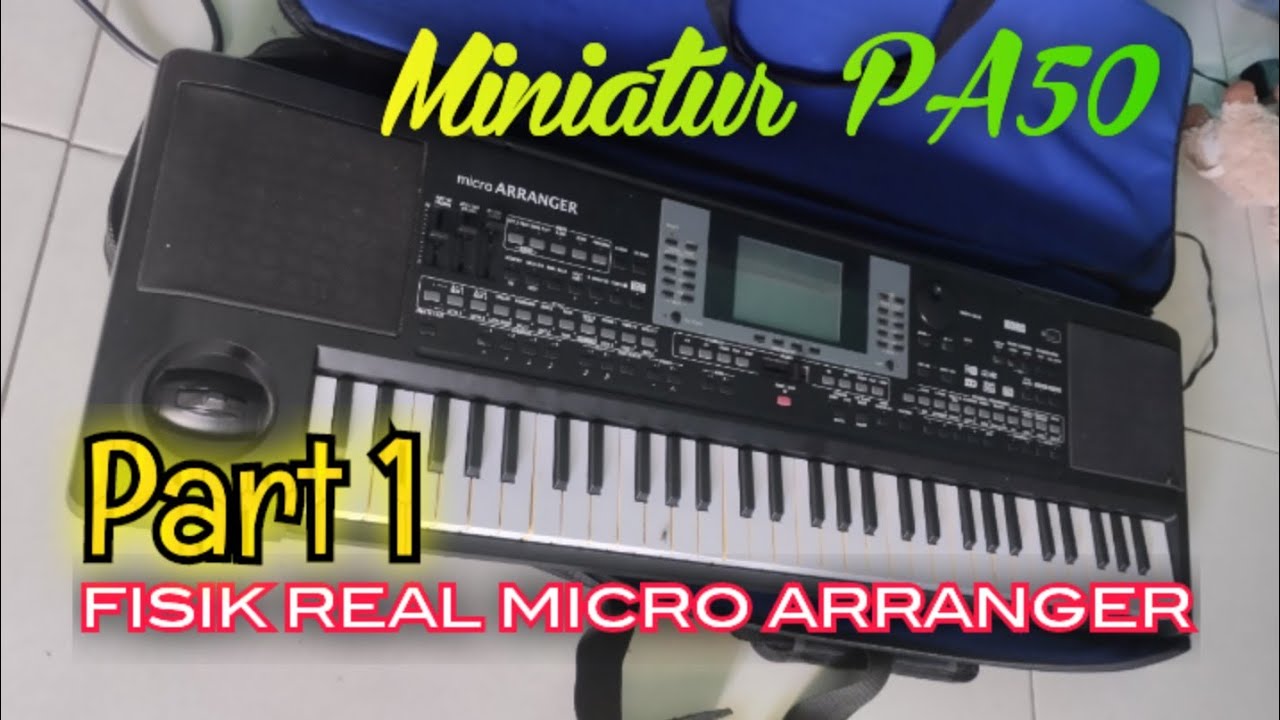 Part 1!! DEMO KORG MICRO ARRANGER SECOND