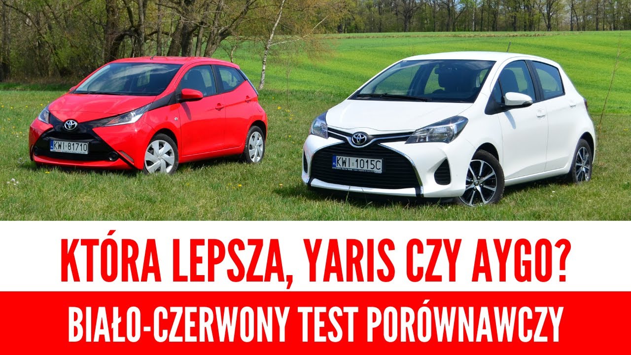 Mały czy mniejszy? Dwie Toyoty w specjalnym - BIAŁO-CZERWONYM - teście!
