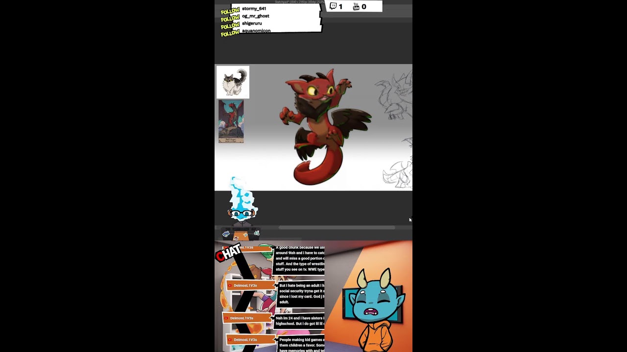 winning the Aniimo design contest with multiple entries(pure fire..meow)🔥 (Portrait)