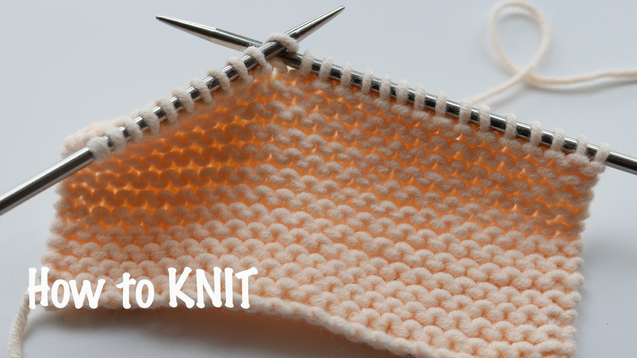 棒针｜平针花样｜The KNIT STITCH for Total Beginners