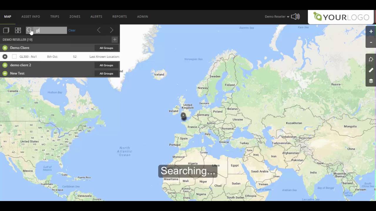 WhiteLabel Tracking - Using the asset menu