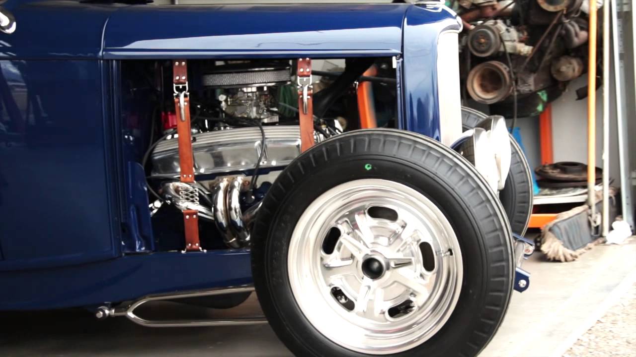 32 Ford Blue Roadster