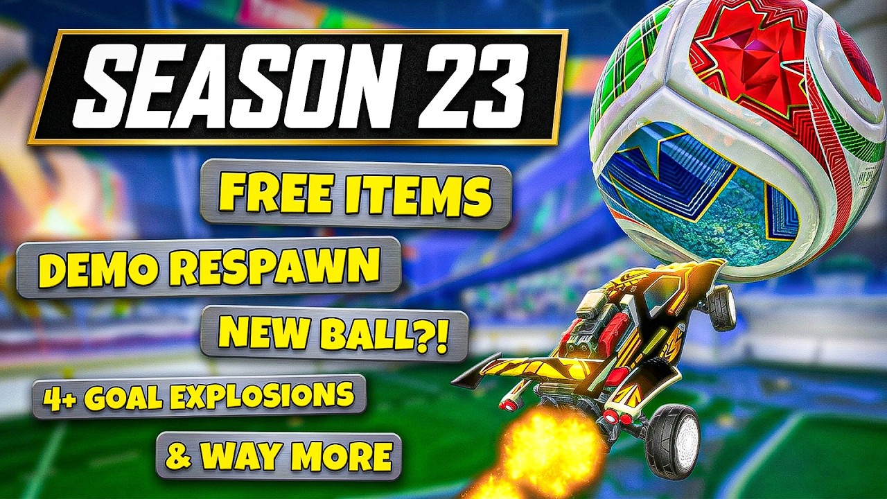 23-й сезон Rocket League уже здесь, и это САМОЕ МАСШТАБНОЕ обновление на данный момент.
