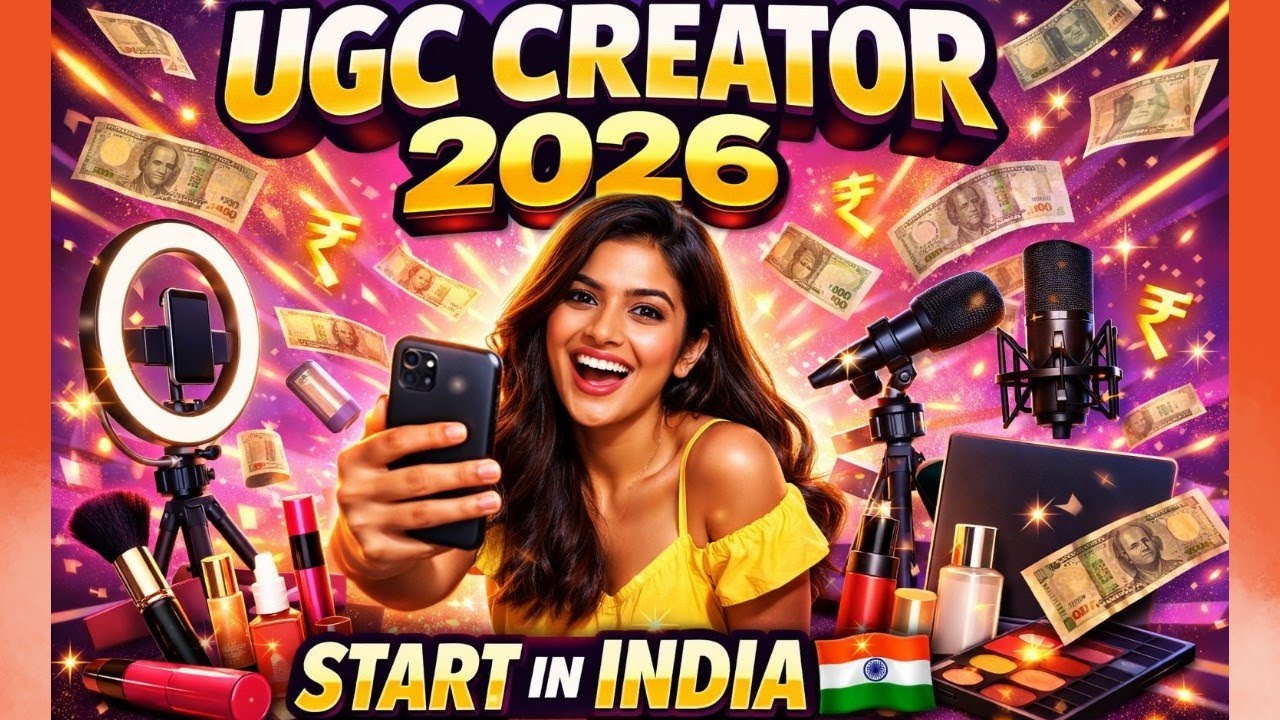 How to become UGC creator India 2026 || what is UGC? | How to earn 50k - 1 lakh per month beginner| 