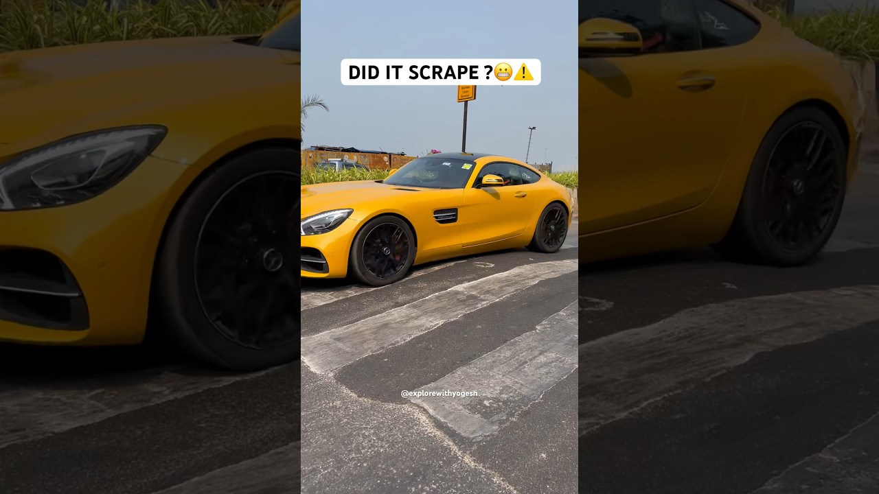Supercars VS SpeedBump 😬🇮🇳🔥