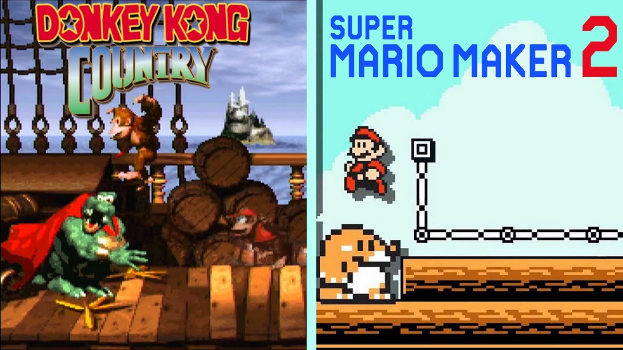 Super Mario Maker 2: Donkey Kong Country: Gangplank Galleon Showcase
