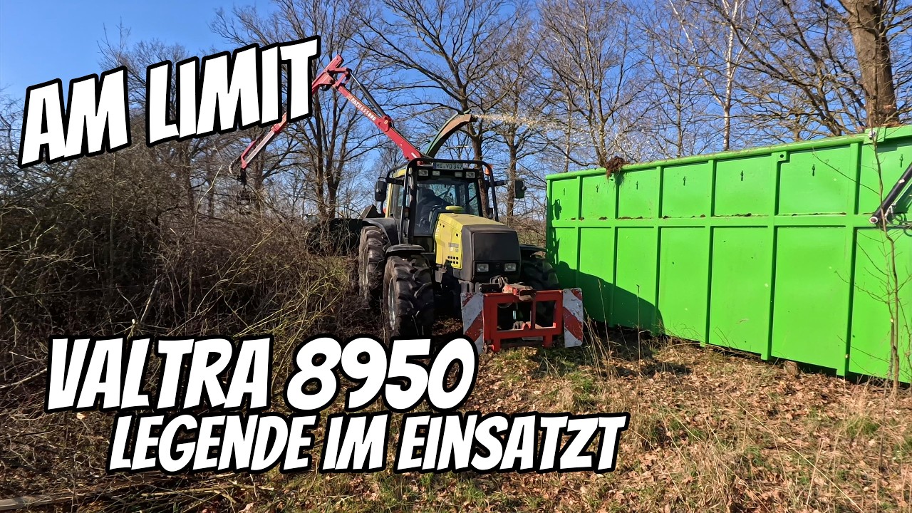 #vlog238 Valtra 8950 am LIMIT! 🔥 Legend&auml;re Waldrallye-Power am Mus-Max Hacker