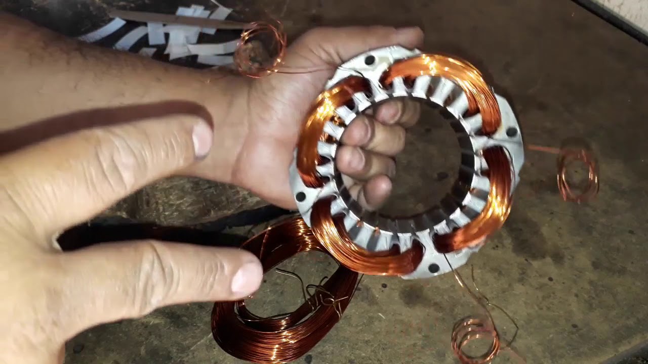 Como enrolar um motor de tanquinho