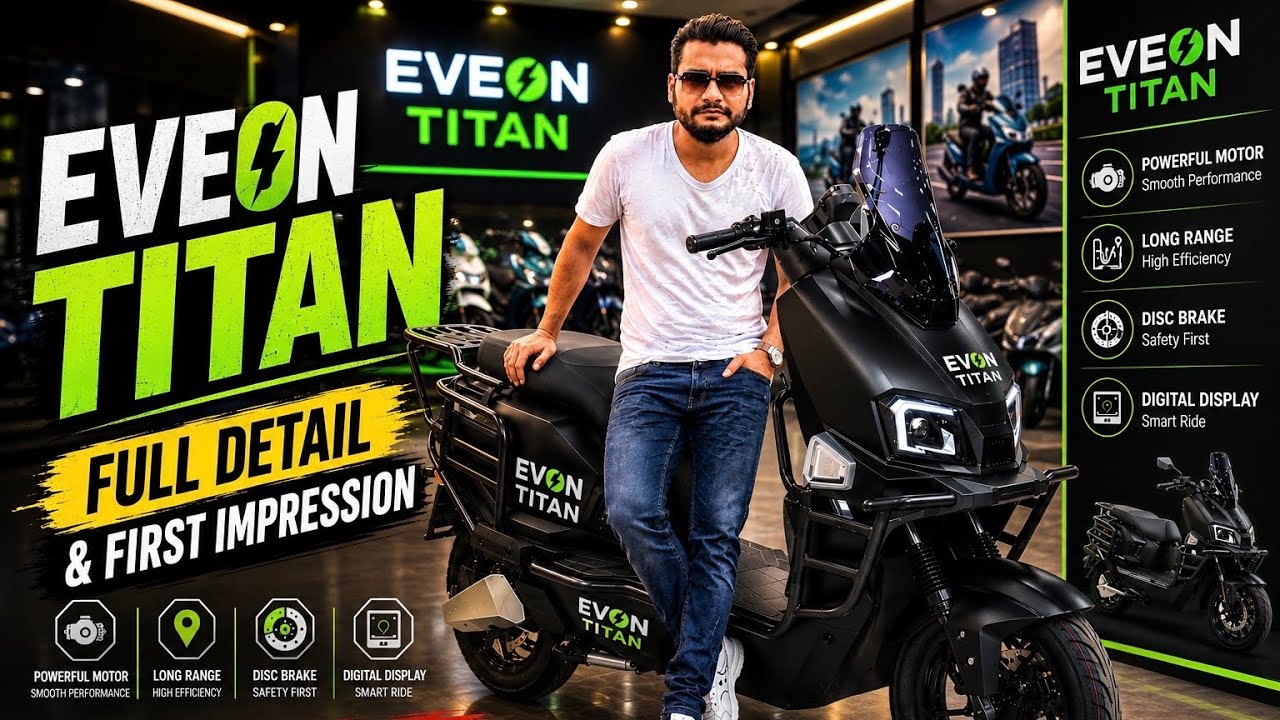 Eveon Titan First Impression & Quick Review | 72V 32Ah | 1500W | eveon titan