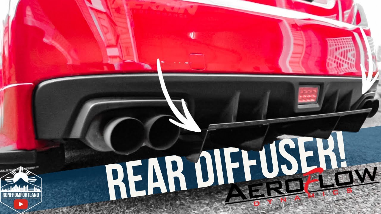 AeroFlow Dynamics V6 Rear Diffuser | Subaru WRX / STI
