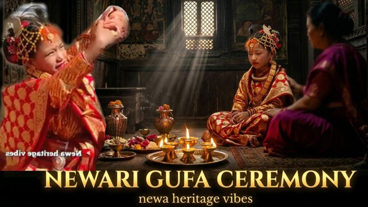 Newari Gufa( barha ) Tradition | Bahra Tayegu Ceremony | Surya Darshan Ritual of Newar Girls