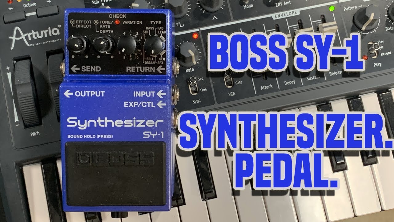 Синтезатор Boss SY-1 творит просто сумасшедшие вещи