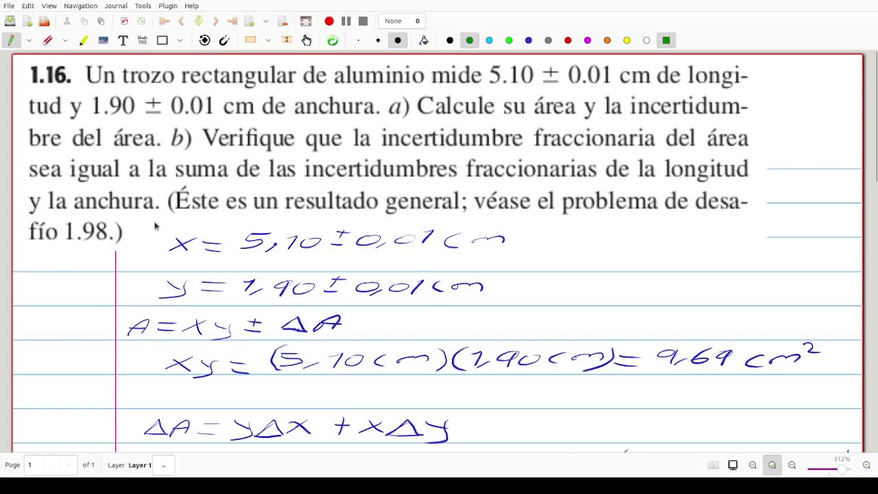 Propagación de Errores al Multiplicar e Incertidumbre Fraccionaria o Error Relativa | Física.