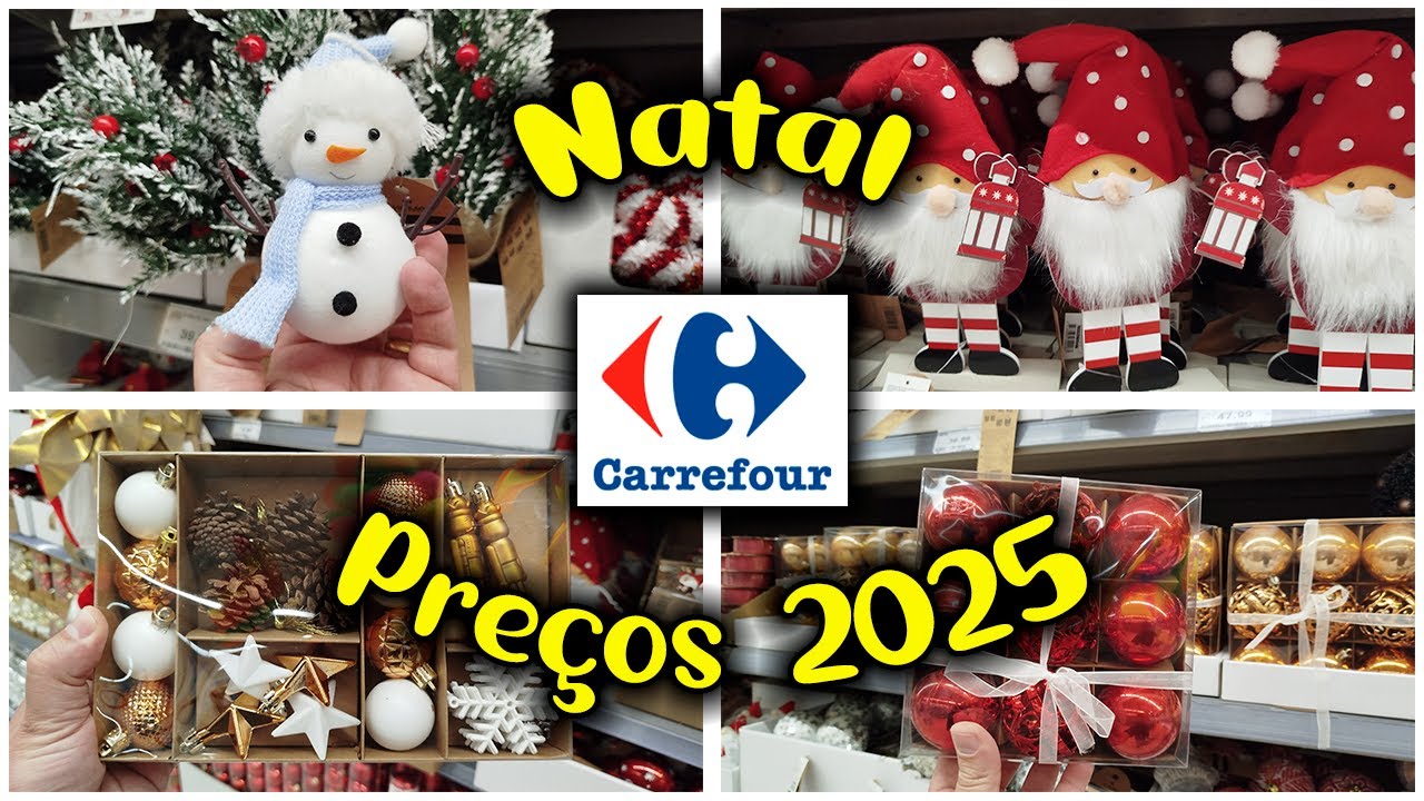DECORAÇÃO DE NATAL 2025 NO CARREFOUR - Dicas da Família Gaspar