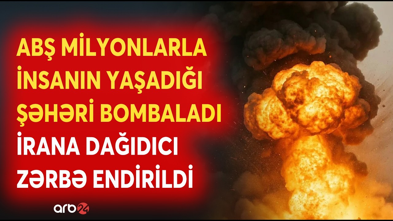TƏCİLİ! ABŞ İranın B&Ouml;Y&Uuml;K ŞƏHƏRİNİ VURDU: Hərbi bazalara DAĞIDICI ZƏRBƏ ENDİRİLDİ -Paytaxt hədəfdə...