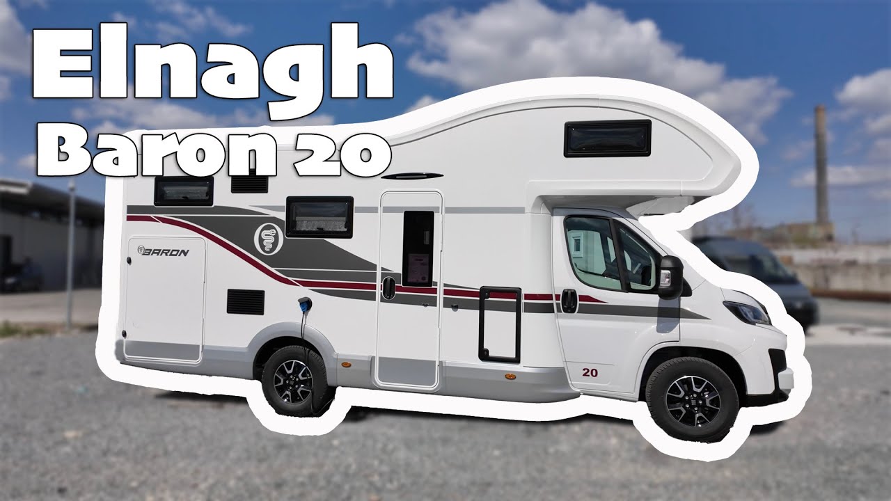 🚌 Motorhome alcove Elnagh Baron 20 I with 8 homologated beds