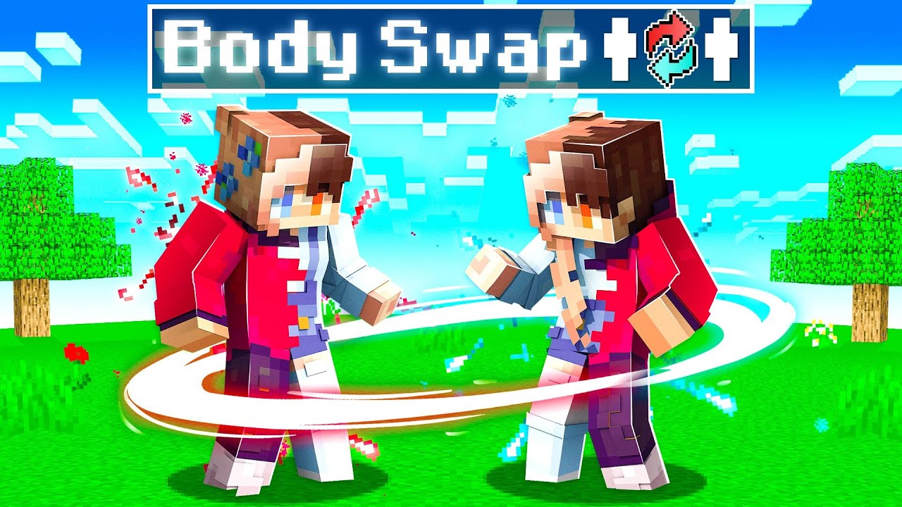 Minecraft, But We BODY SWAP with My Girlfriend!