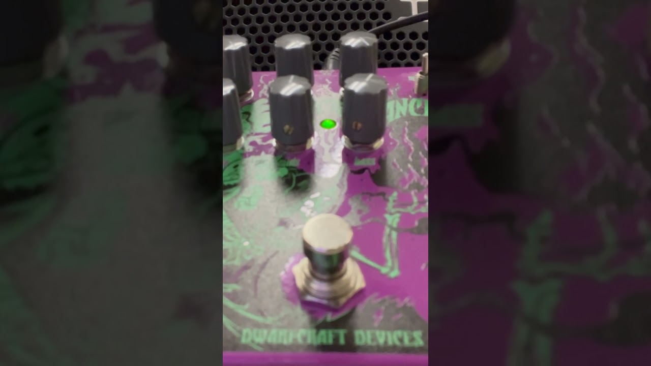 Dwarfcraft Devices Necromancer fuzz pedal with Agile baritone guitar Tool Bottom riffs