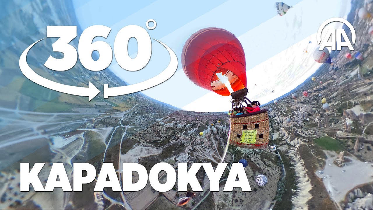 [360° Video] Kapadokya 360° görüntülerle bir başka güzel