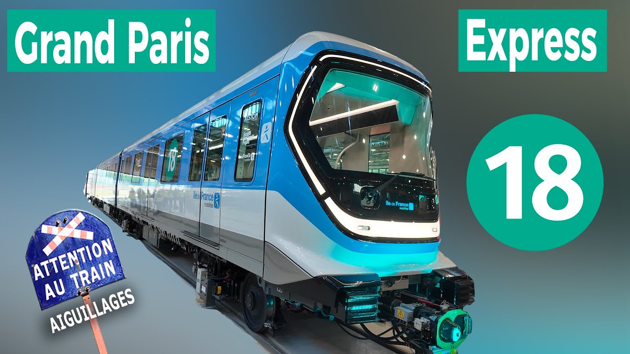 Grand Paris Express : Inauguration des rames de la ligne 18