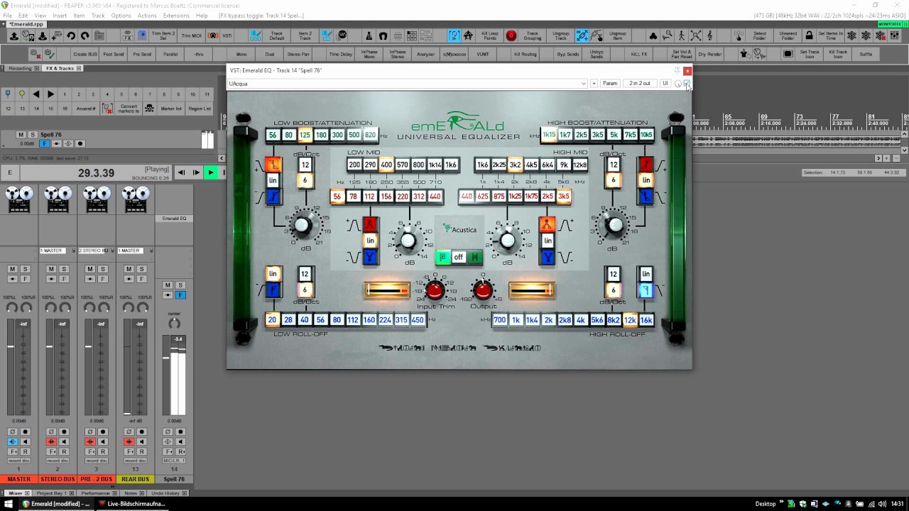 Acustica Audio Emerald - 70's German Beast EQ