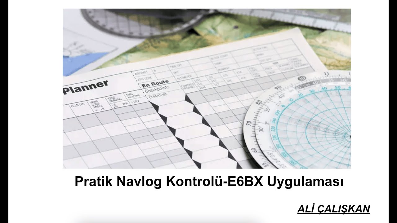 E6BX -Pratik Navlog Kontrolü-Öğrenci Dostu ✈️ #atpl #ppl #pilot 