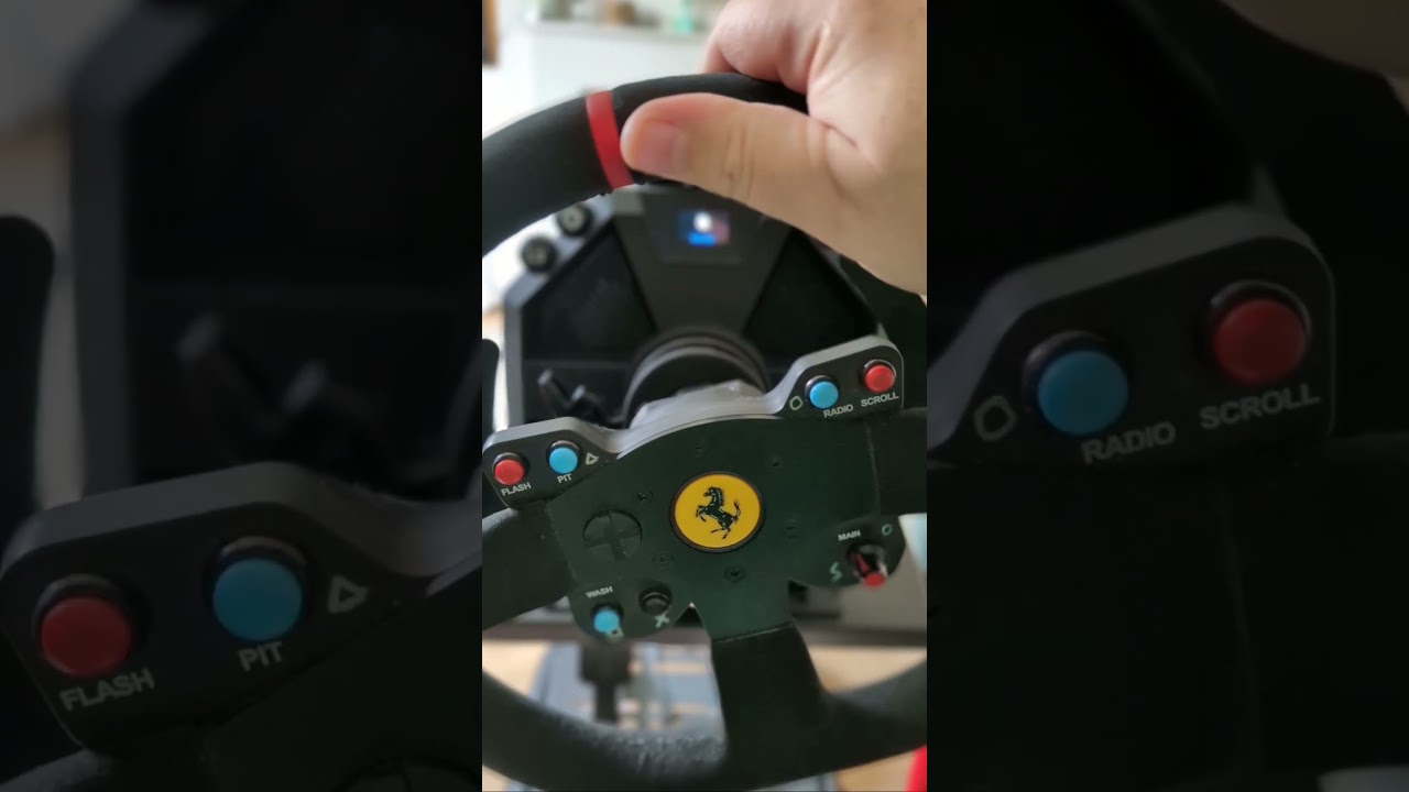 #thrustmaster #T598 Wheel change in less than 20 seconds. Ferrari for the win!