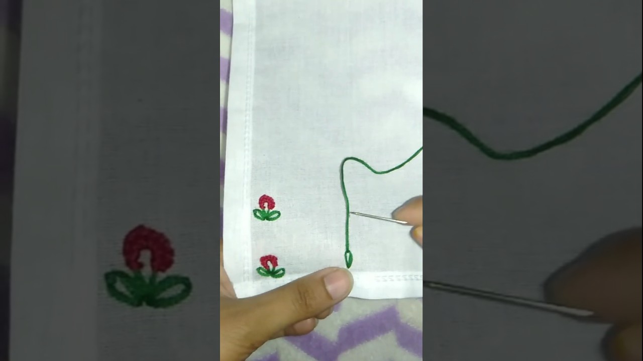 Easy  Flowers Stitch | DIY crafts ♥️🌷  