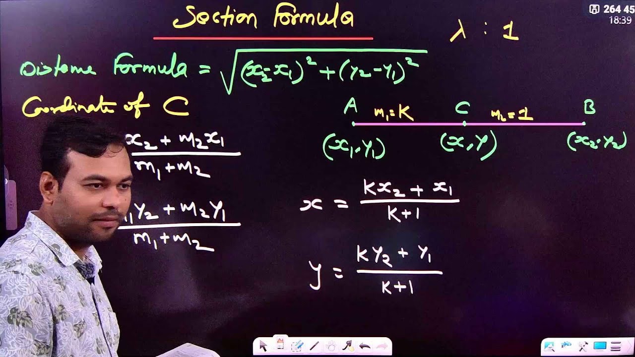 Coordinate Geometry Section Formula Lect-1 | Class 10 | EXCEL ACADEMY