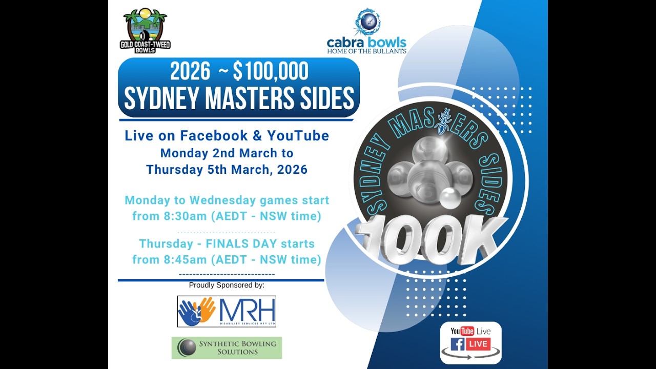 2026 Sydney Masters Sides - Day 4 - Qtr Final